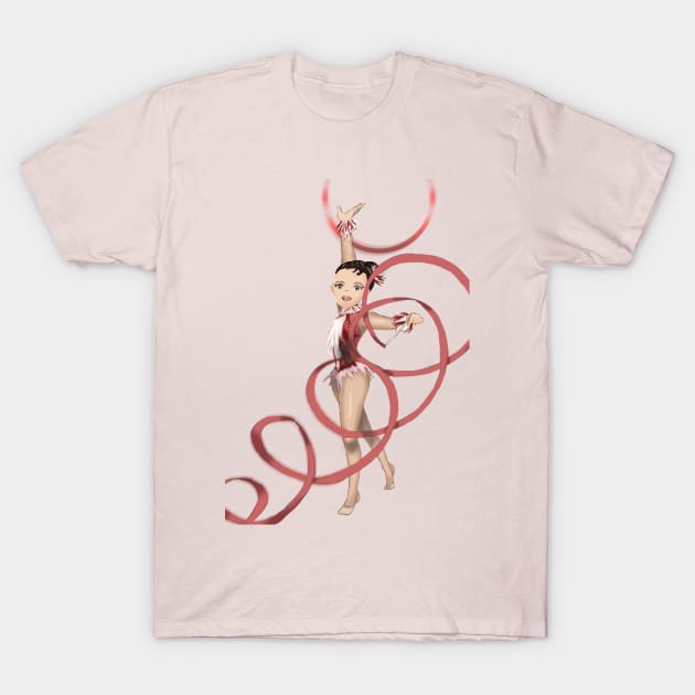 Gymnastic Girl T-Shirt by Dearly Mu